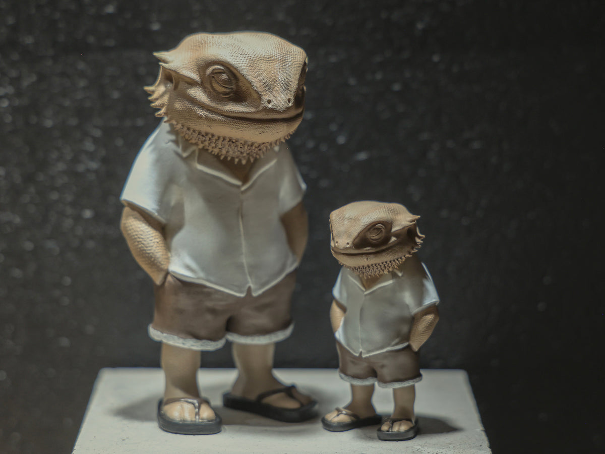 GIZINシリーズ　フトアゴヒゲトカゲフィギュア