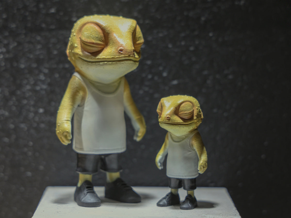 GIZINシリーズ　ヒョウモントカゲモドキゲフィギュア